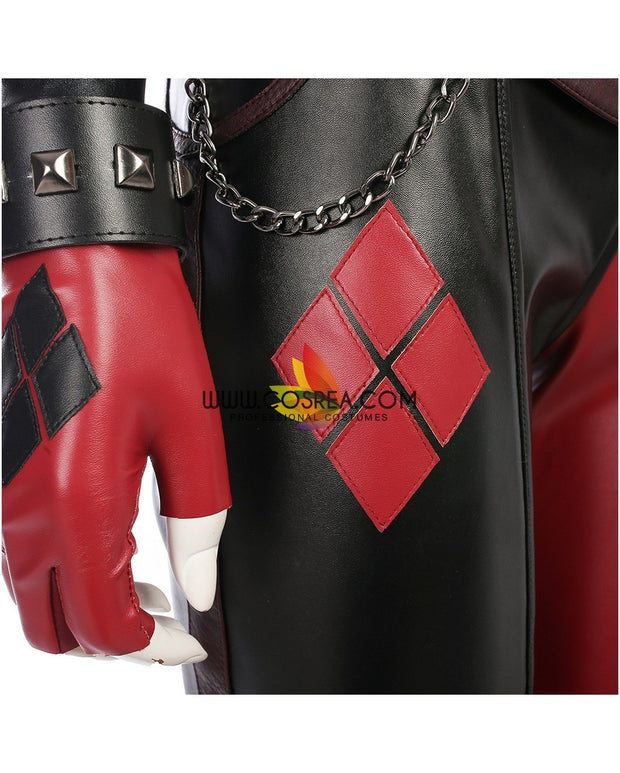 Cosrea DC Universe Harley Quinn Arkham Insurgency Cosplay Costume