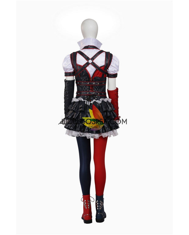 Cosrea DC Universe Harley Quinn Arkham Knight Cosplay Costume