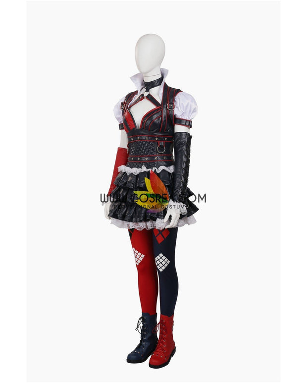 Cosrea DC Universe Harley Quinn Arkham Knight Cosplay Costume