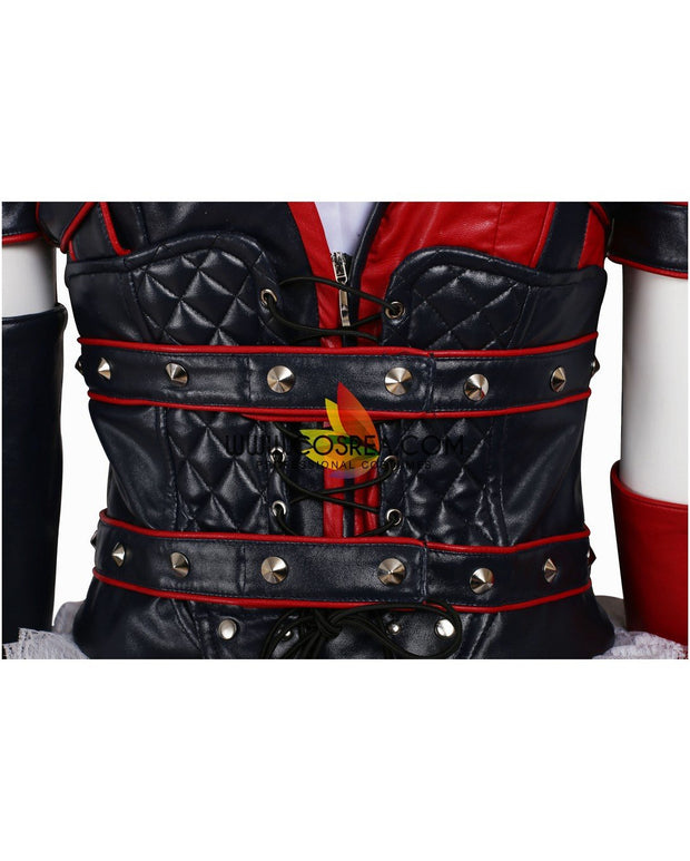 Cosrea DC Universe Harley Quinn Arkham Knight Cosplay Costume