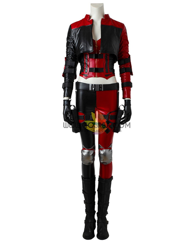 Cosrea DC Universe Harley Quinn Injustice 2 Cosplay Costume