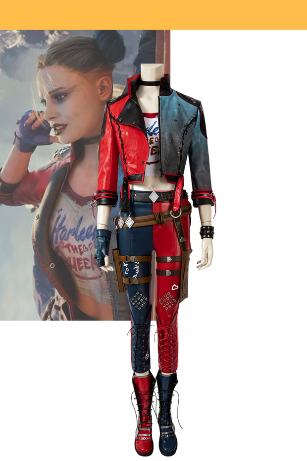Cosrea DC Universe Harley Quinn Kill The Justice League Cosplay Costume