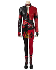 Cosrea DC Universe Harley Quinn Suicide Squad 2 PU Leather Cosplay Costume