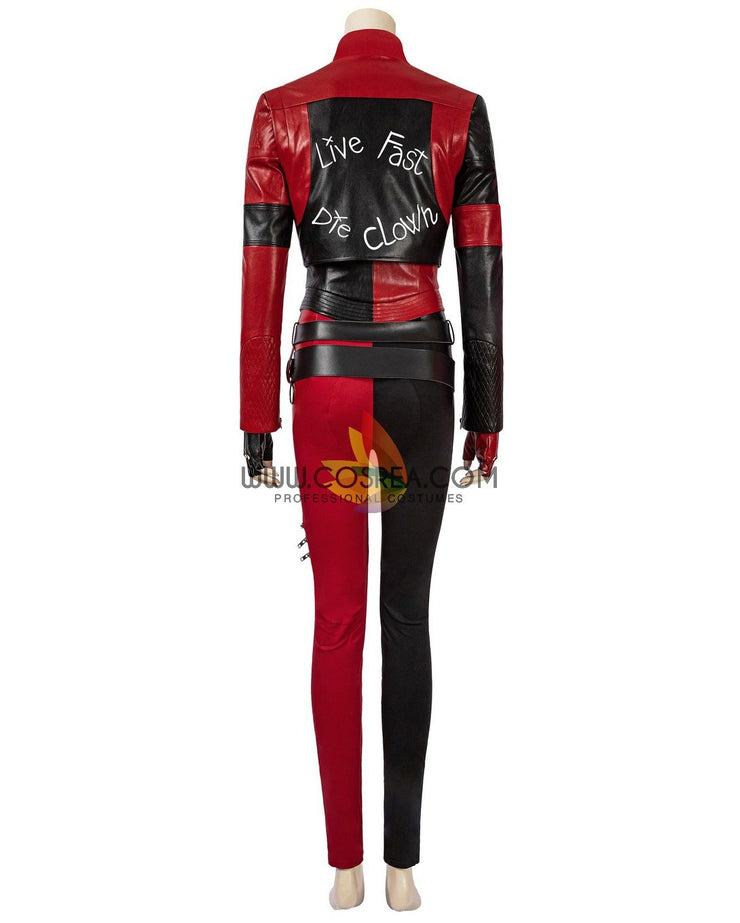 Cosrea DC Universe Harley Quinn Suicide Squad 2 PU Leather Cosplay Costume