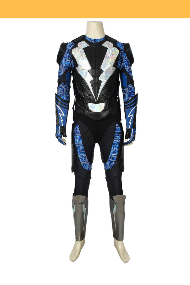 Cosrea DC Universe Jefferson Pierce Black Lightning Season 2 Cosplay Costume