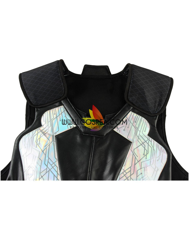 Cosrea DC Universe Jefferson Pierce Black Lightning Season 2 Cosplay Costume