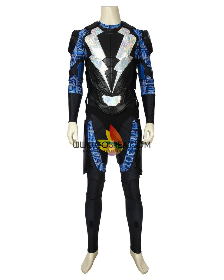 Cosrea DC Universe Jefferson Pierce Black Lightning Season 2 Cosplay Costume