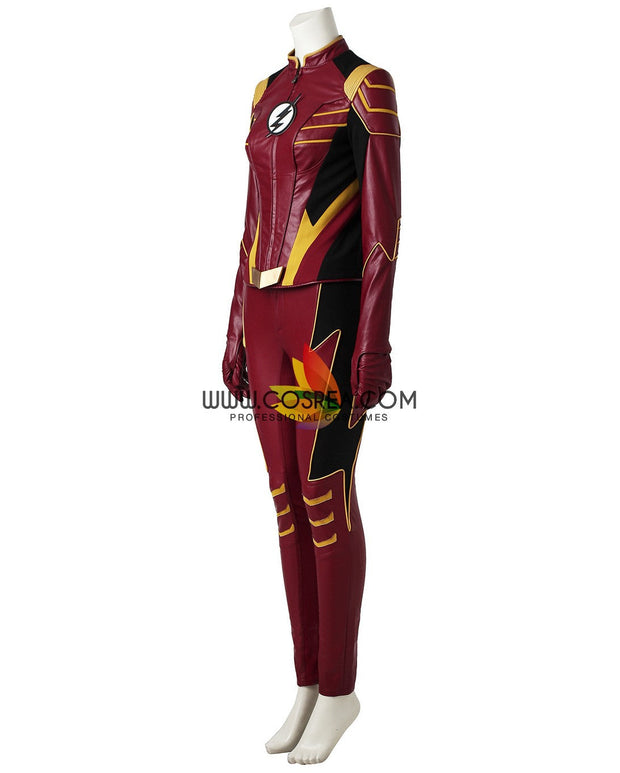 Cosrea DC Universe Jessie Quick Season 3 Cosplay Costume