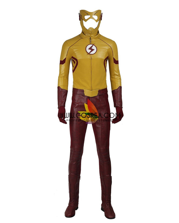 Cosrea DC Universe Kid Flash Season 3 Cosplay Costume