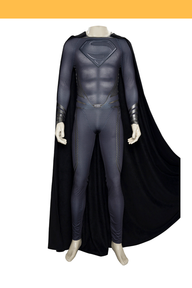 Man of Steel Superman Black Suit Cosplay Costume - Cosrea Cosplay