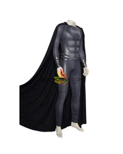 Cosrea DC Universe Man of Steel Superman Black Suit Cosplay Costume
