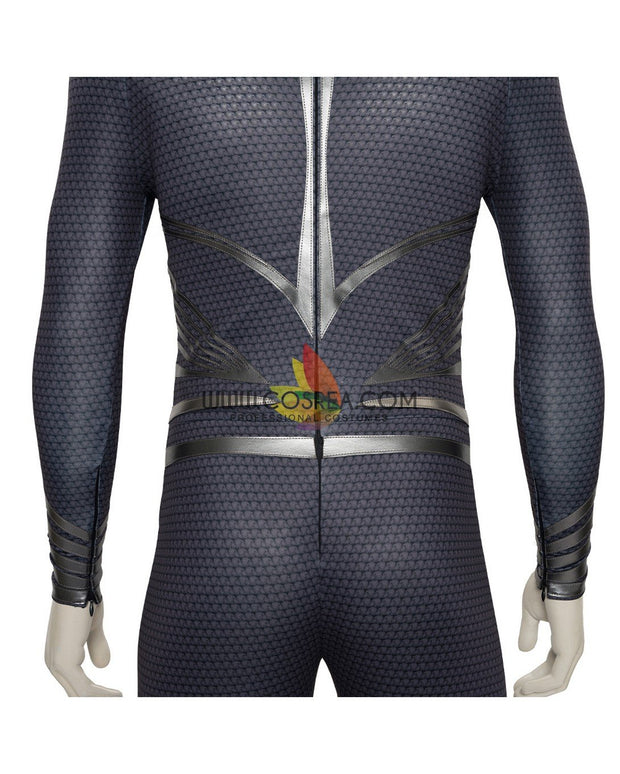 Cosrea DC Universe Man of Steel Superman Black Suit Cosplay Costume