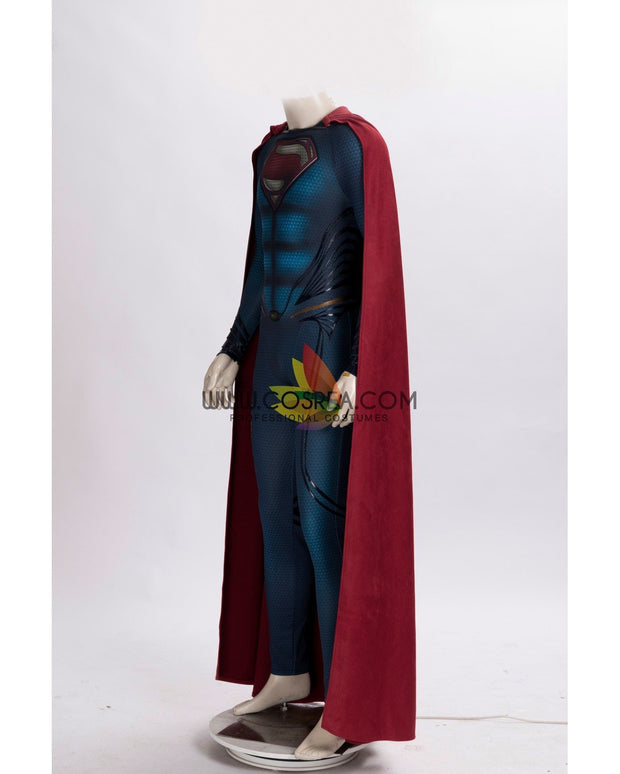 Cosrea DC Universe Man of Steel Superman Cosplay Costume