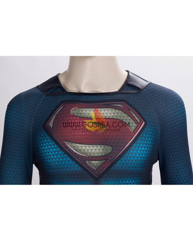 Cosrea DC Universe Man of Steel Superman Cosplay Costume
