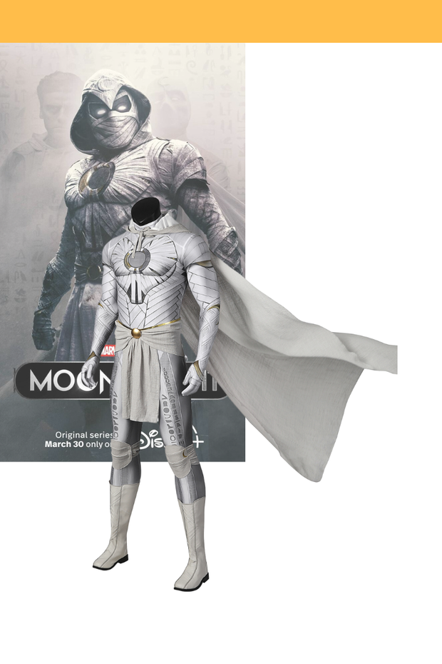 Cosrea DC Universe Moon Knight Digital Printed Cosplay Costume