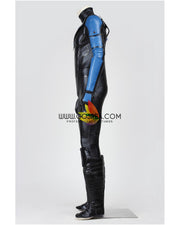 Cosrea DC Universe Nightwing Arkham City Cosplay Costume