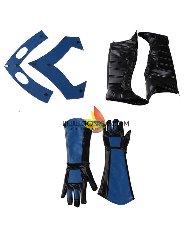 Cosrea DC Universe Nightwing Arkham City Cosplay Costume