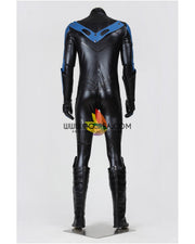 Cosrea DC Universe Nightwing Arkham City Cosplay Costume