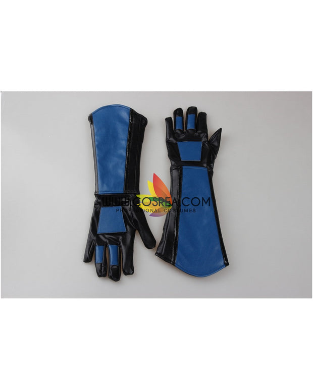 Cosrea DC Universe Nightwing Arkham City Cosplay Costume