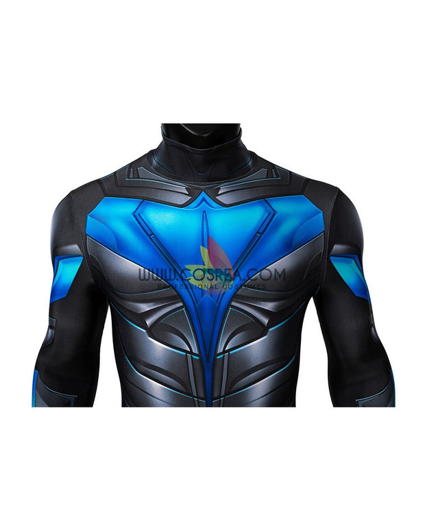 Cosrea DC Universe Nightwing Titans Digital Printed Cosplay Costume