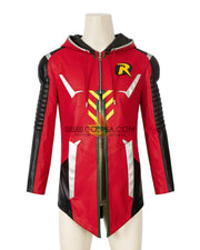 Cosrea DC Universe Robin Gotham Knights PU Leather Cosplay Costume