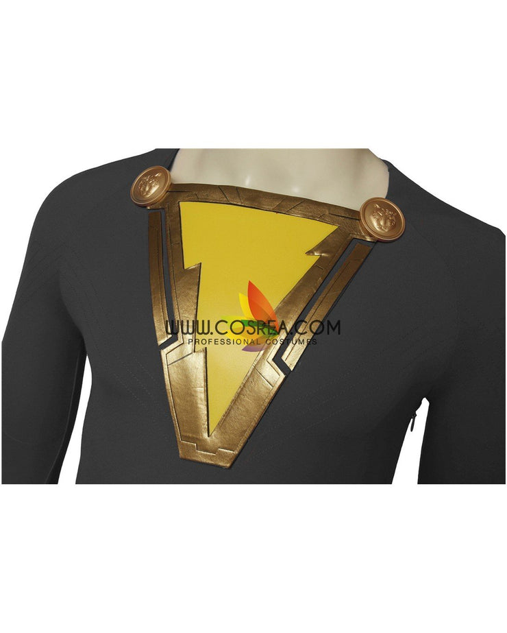 Cosrea DC Universe Shazam Black Version Cosplay Costume