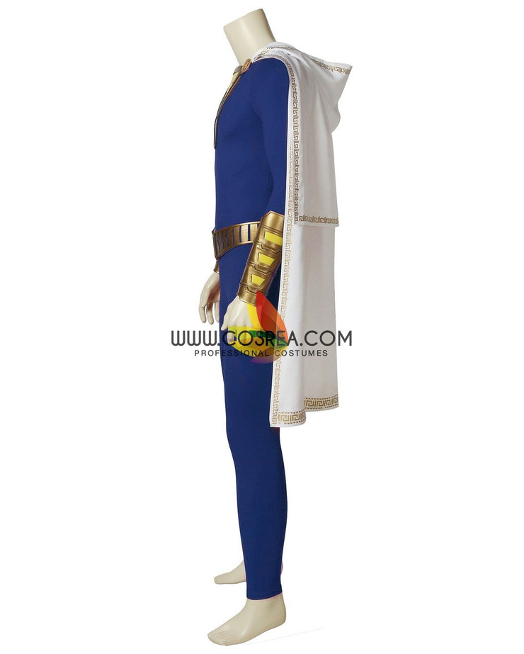 Cosrea DC Universe Shazam Blue Version Cosplay Costume