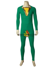 Cosrea DC Universe Shazam Green Version Cosplay Costume