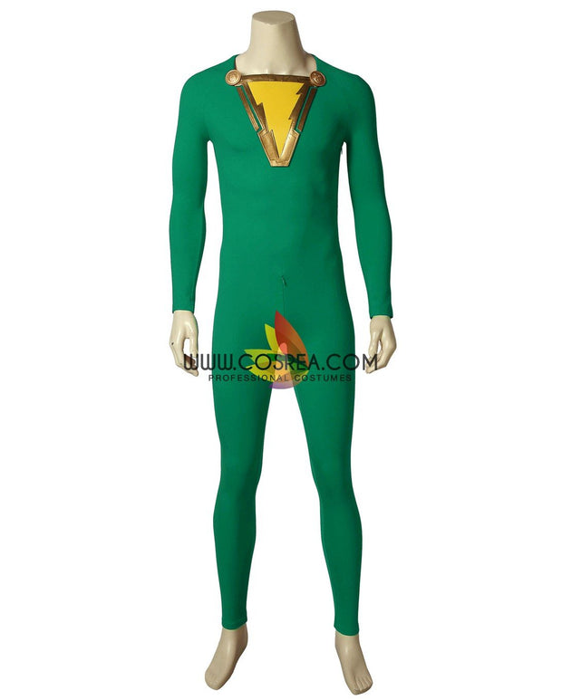 Cosrea DC Universe Shazam Green Version Cosplay Costume