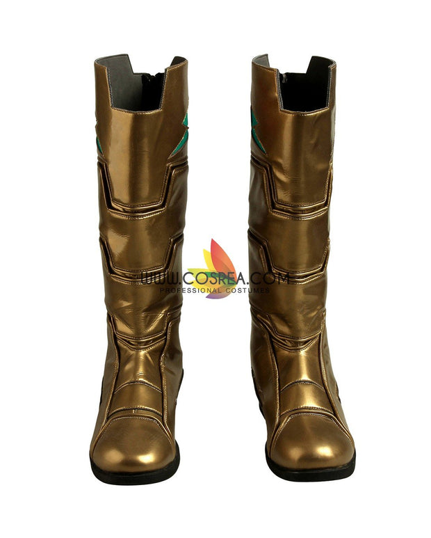 Cosrea DC Universe Shazam Green Version Cosplay Costume