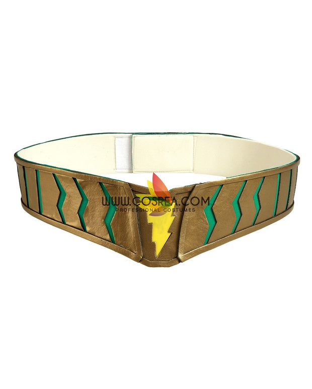Cosrea DC Universe Shazam Green Version Cosplay Costume