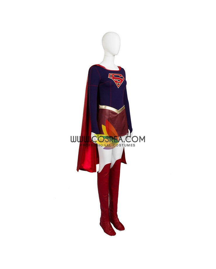 Cosrea DC Universe Supergirl Cosplay Costume