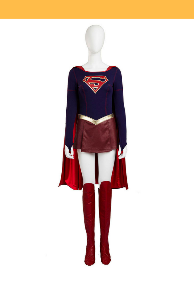 Cosrea DC Universe Supergirl Cosplay Costume