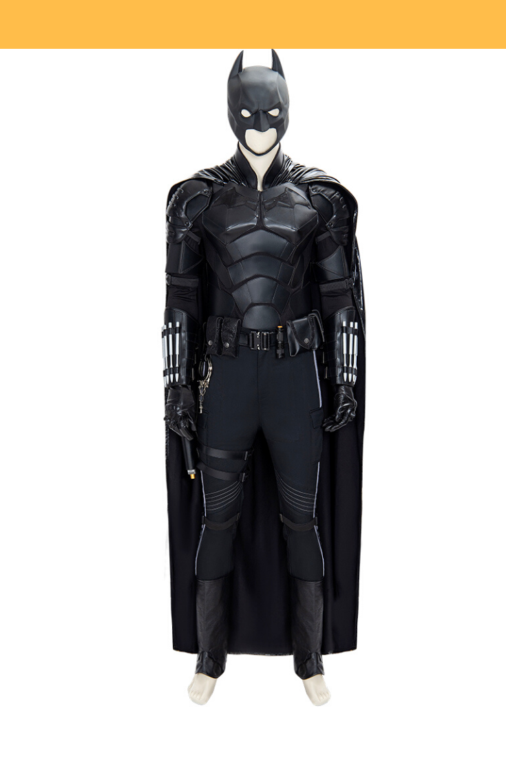 Cosrea DC Universe The Batman 2021 Movie Version PU Leather Cosplay Costume