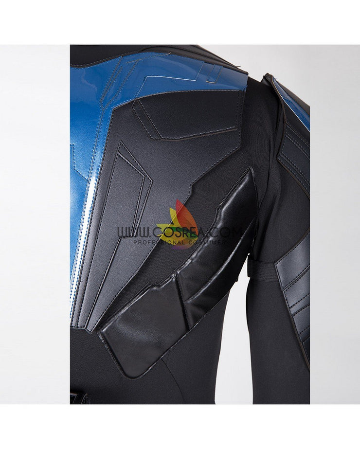 Cosrea DC Universe Titans Nightwing PU Leather Cosplay Costume