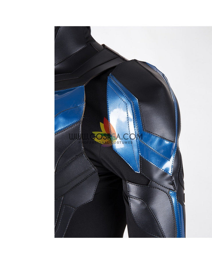 Cosrea DC Universe Titans Nightwing PU Leather Cosplay Costume