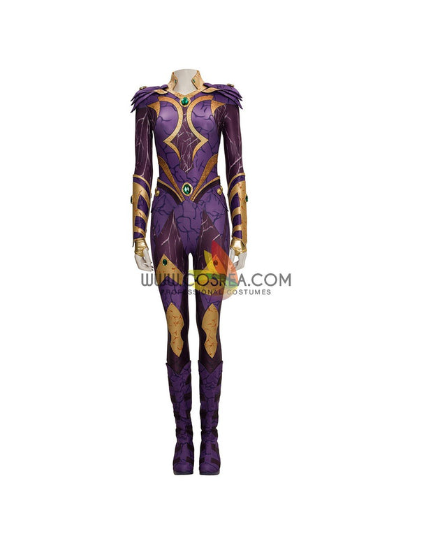 Cosrea DC Universe Titans Starfire Cosplay Costume