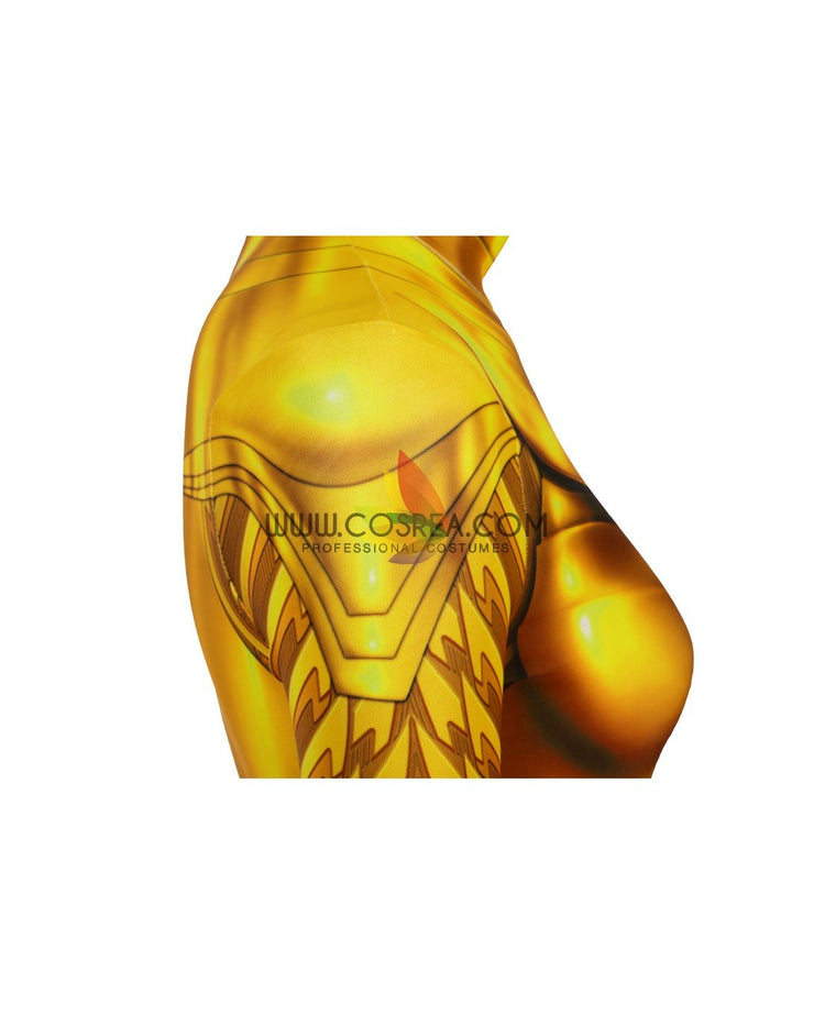 Cosrea DC Universe Wonder Woman 1984 Gold Armor Digital Printed Cosplay Costume