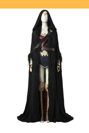 Cosrea DC Universe Wonder Woman Faux Fur Cloak With Belt Set Cosplay Costume