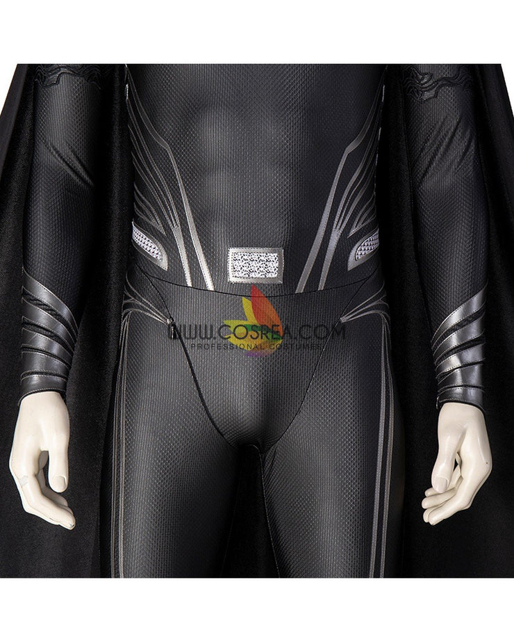 Cosrea DC Universe Zack Snyder's Justice League Black Superman Suit Cosplay Costume
