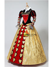 Red Queen Alice in the Wonderland Cosplay Costume