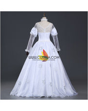 White Queen Alice in the Wonderland Cosplay Costume