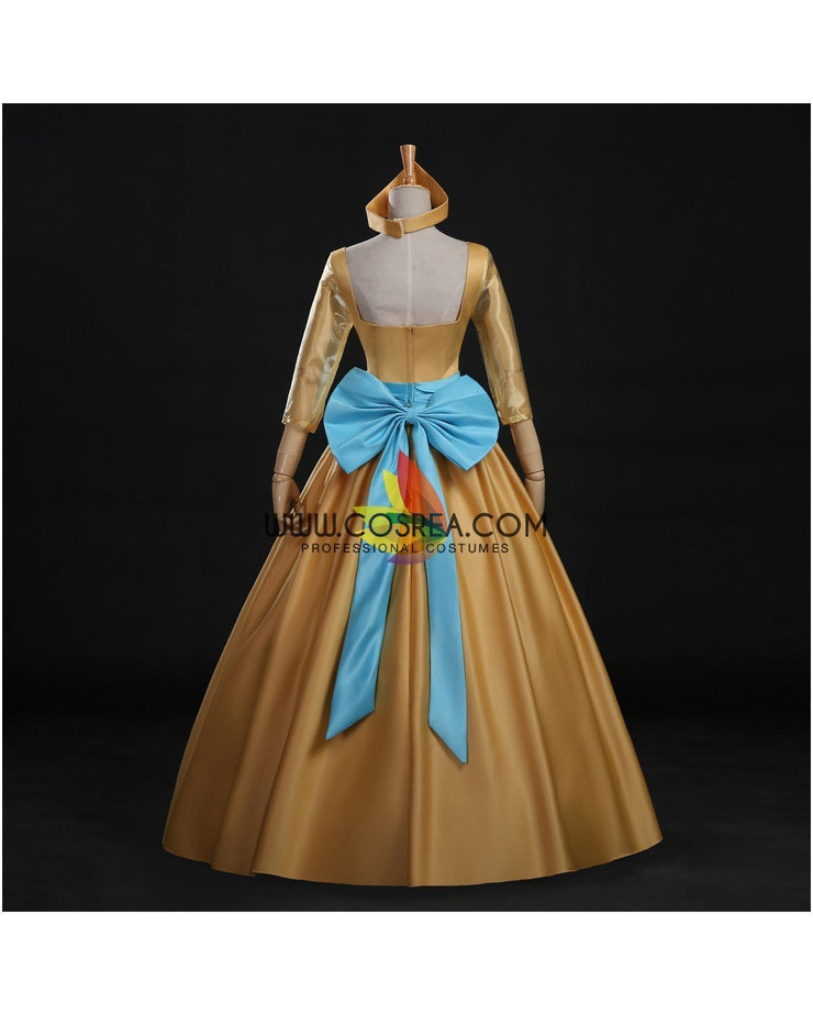 Cosrea Disney Anastasia Classic Satin Cosplay Costume