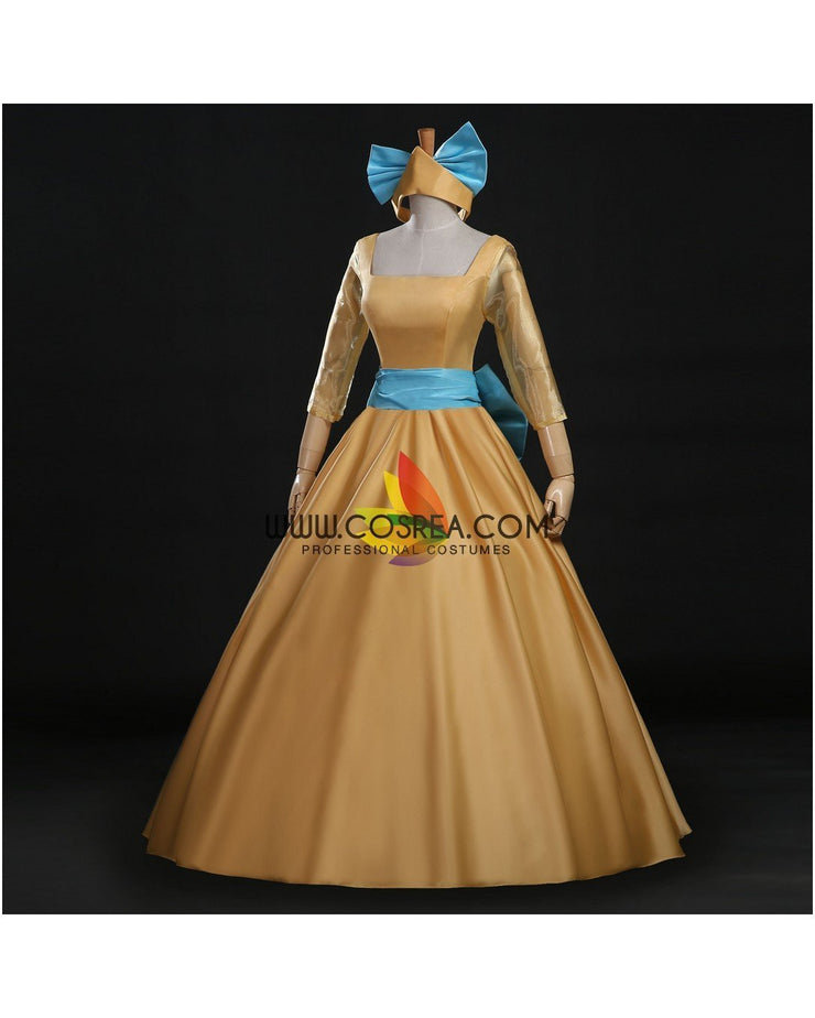 Cosrea Disney Anastasia Classic Satin Cosplay Costume