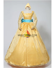 Princess Anastasia Light Gold Satin Cosplay Costume
