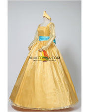 Princess Anastasia Light Gold Satin Cosplay Costume