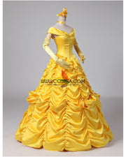 Cosrea Disney Beauty And Beast Belle Classic Ballgown Cosplay Costume