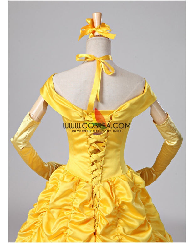 Cosrea Disney Beauty And Beast Belle Classic Ballgown Cosplay Costume