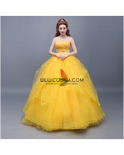 Princess Belle Classic Basque Style Beauty And Beast Cosplay Costume