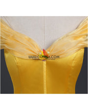 Cosrea Disney Beauty And Beast Belle Classic Multilayer Organza Tulle Cosplay Costume